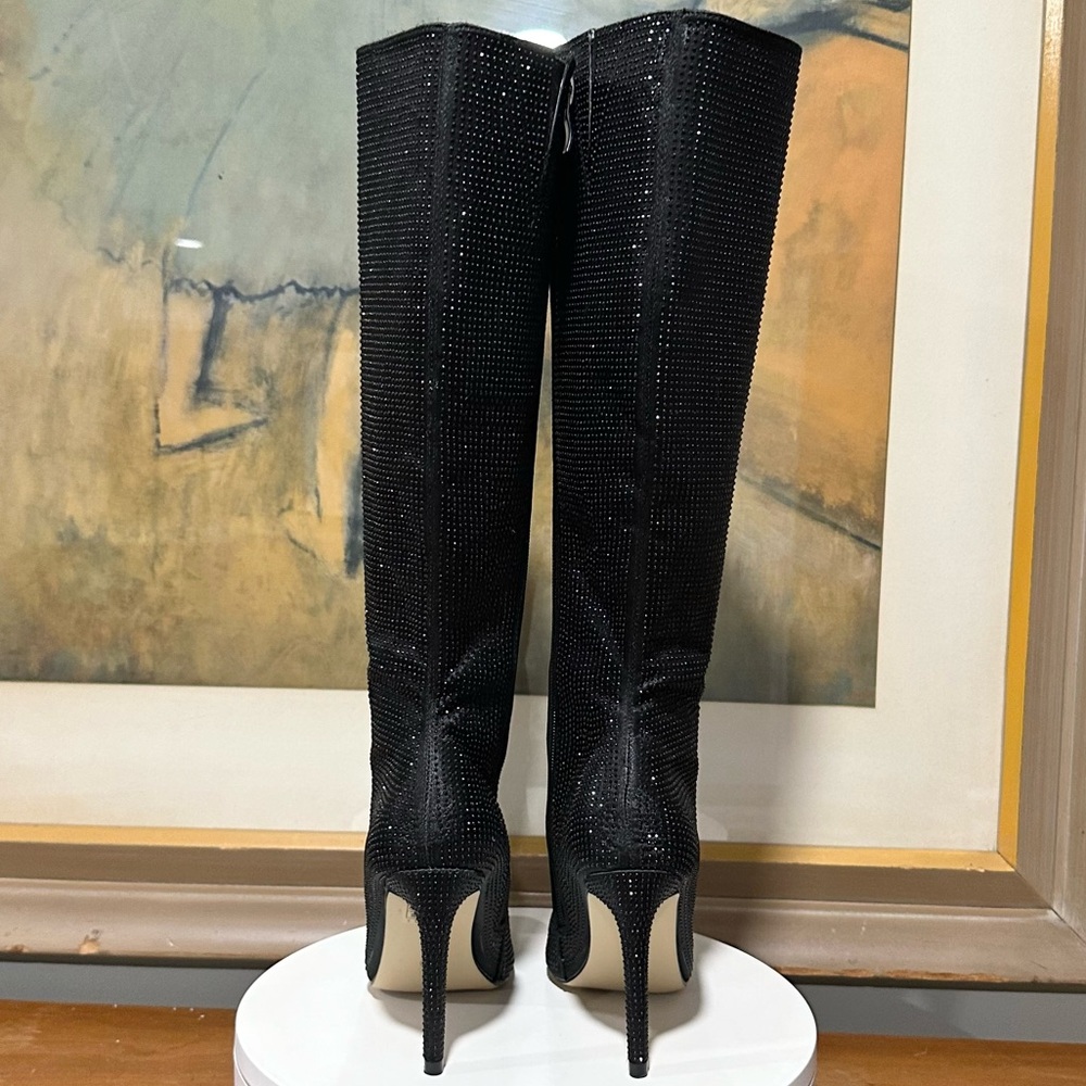 🌸LADY COUTURE🌸 Diamond Black Boot Size: 5 - Picture 9 of 16